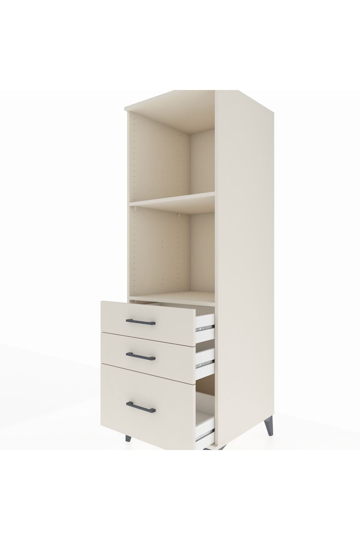 Kronos Dolap 2 Raflı 3 Çekmeceli 60x59x182 - S89M042V1C