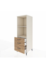 Kronos Dolap 2 Raflı 3 Çekmeceli 60x59x182 - S89M042V3C