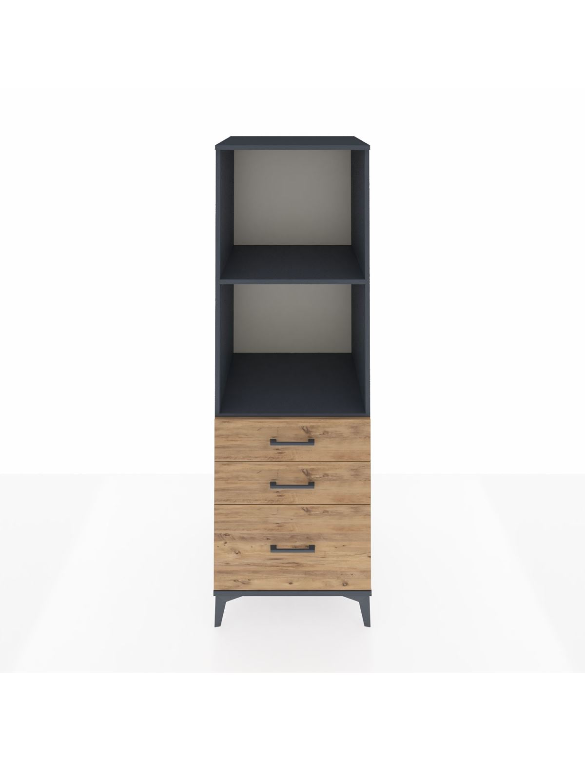 Kronos Dolap 2 Raflı 3 Çekmeceli 60x59x182 - S89M042V6C