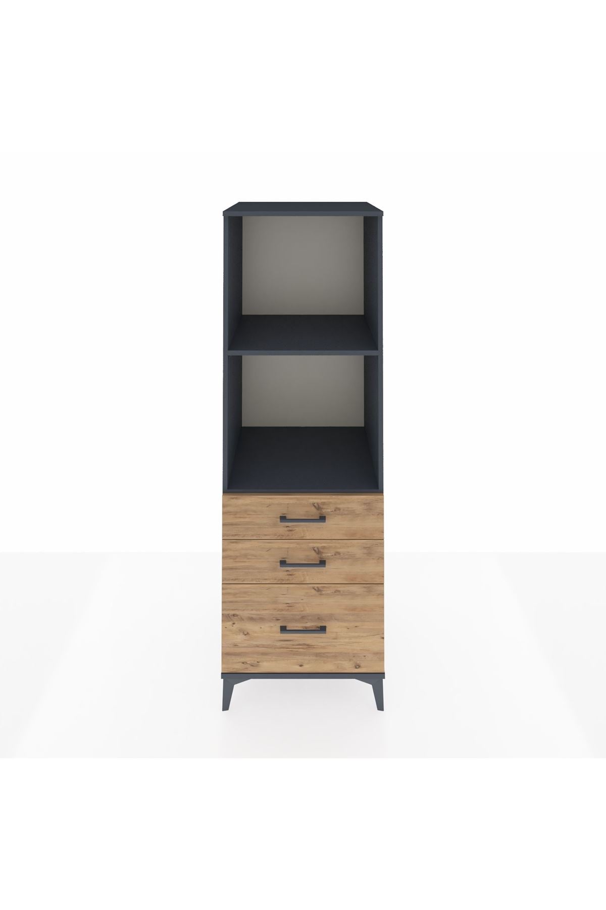 Kronos Dolap 2 Raflı 3 Çekmeceli 60x59x182 - S89M042V6C