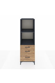 Kronos Dolap 2 Raflı 3 Çekmeceli 60x59x182 - S89M042V6C