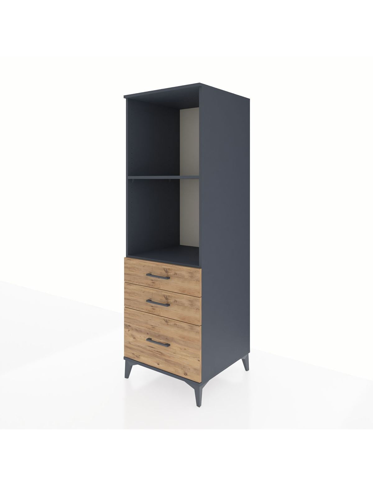 Kronos Dolap 2 Raflı 3 Çekmeceli 60x59x182 - S89M042V6C