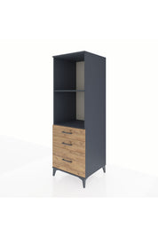Kronos Dolap 2 Raflı 3 Çekmeceli 60x59x182 - S89M042V6C