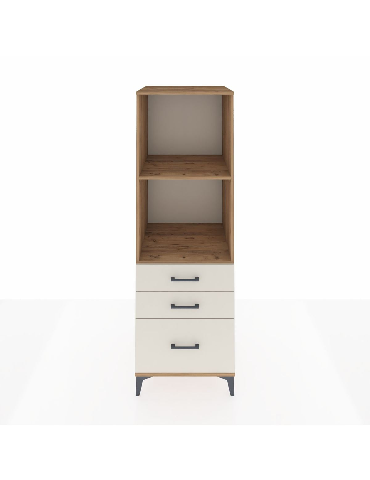 Kronos Dolap 2 Raflı 3 Çekmeceli 60x59x182 Çam-Aytaşı