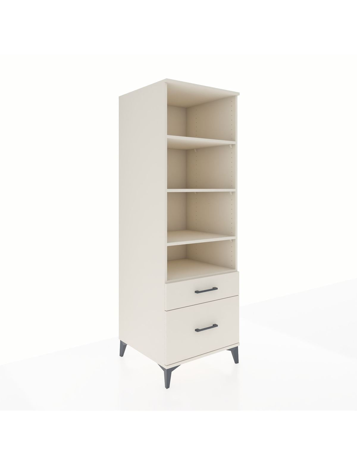 Kronos Dolap 4 Raflı 2 Çekmeceli 60x59x182 Aytaşı-Aytaşı