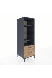Kronos Dolap 4 Raflı 2 Çekmeceli 60x59x182 - S89M043V6C