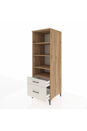 Kronos Dolap 4 Raflı 2 Çekmeceli 60x59x182 Çam-Aytaşı