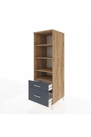 Kronos Dolap 4 Raflı 2 Çekmeceli 60x59x182 - S89M043V8C