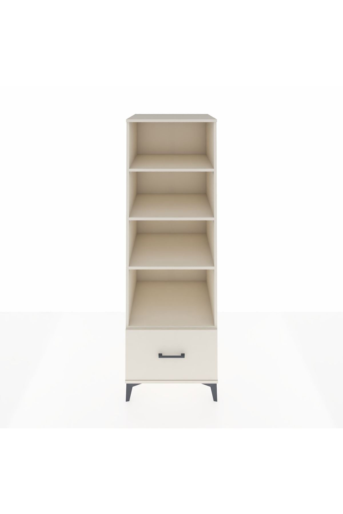 Kronos Dolap 4 Raflı Tek Çekmeceli 60x59x182 Aytaşı-Aytaşı