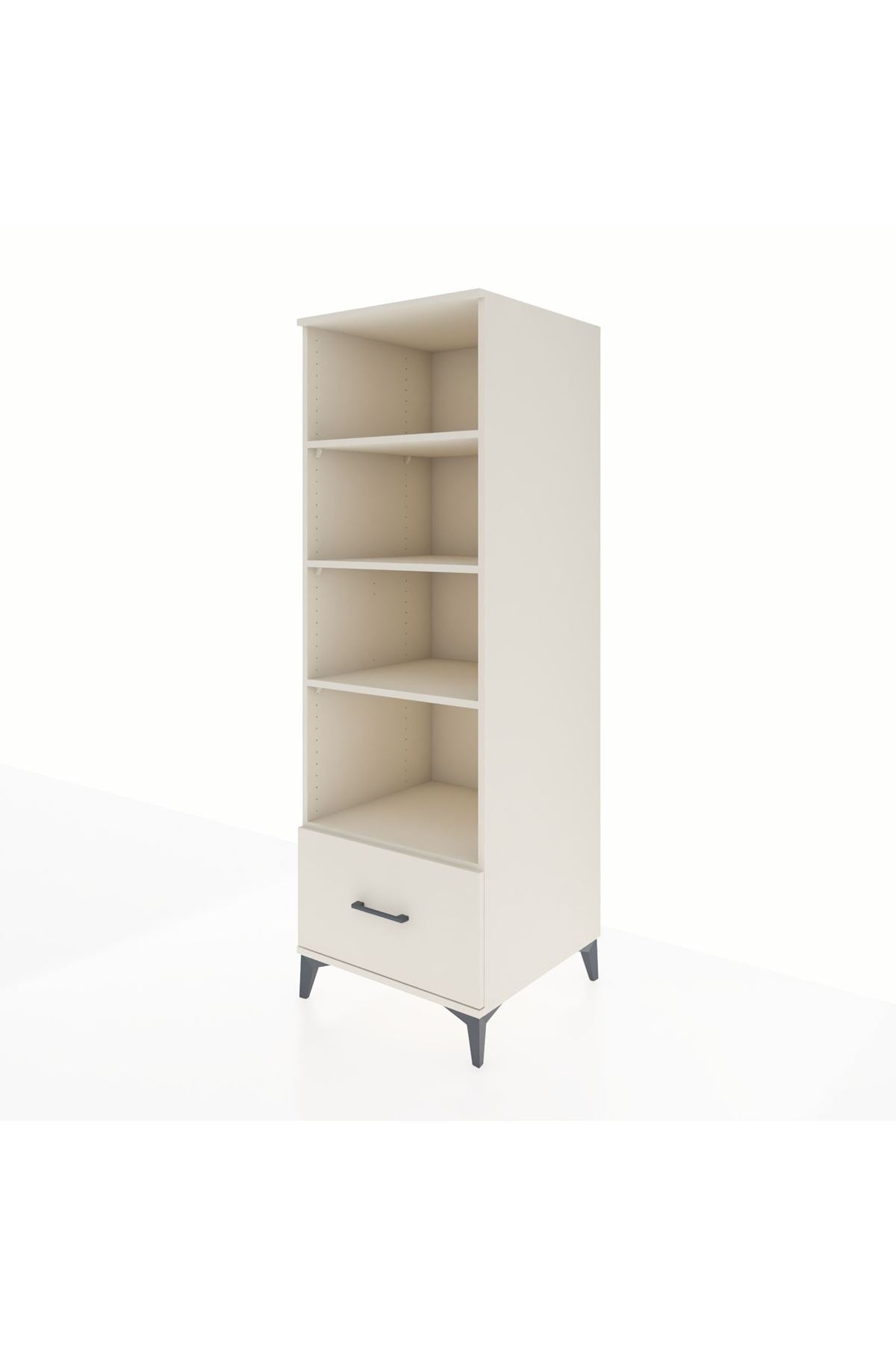 Kronos Dolap 4 Raflı Tek Çekmeceli 60x59x182 Aytaşı-Aytaşı