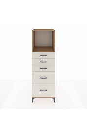 Kronos Dolap Tek Raflı 5 Çekmeceli 60x59x182 Çam-Aytaşı