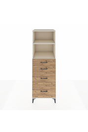 Kronos Dolap 2 Raflı 4 Çekmeceli 60x59x182 Aytaşı-Çam