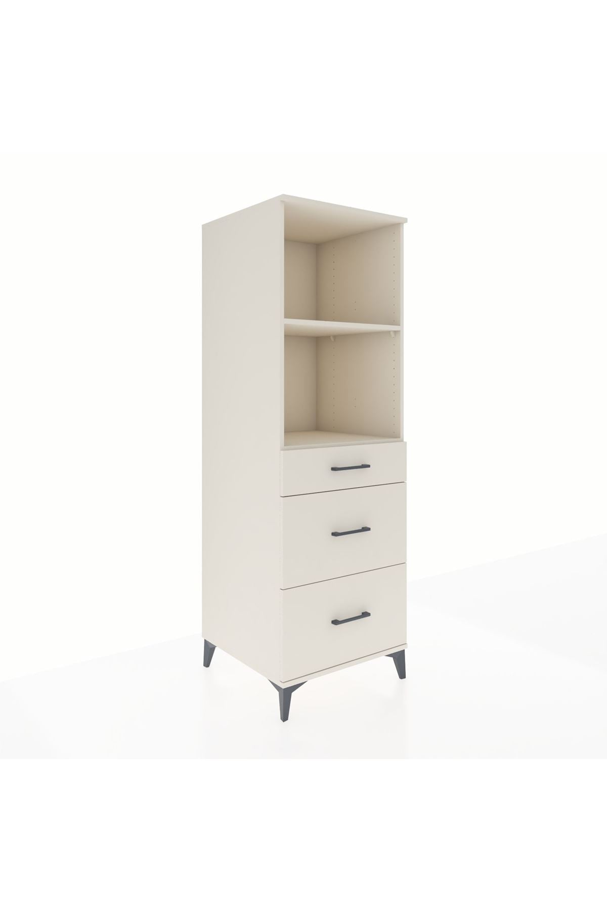 Kronos Dolap 2 Raflı 3 Çekmeceli 60x59x182 - S89M048V1C