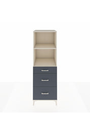 Kronos Dolap 2 Raflı 3 Çekmeceli 60x59x182 Aytaşı-Antrasit