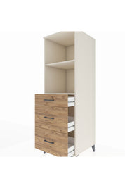 Kronos Dolap 2 Raflı 3 Çekmeceli 60x59x182 - S89M048V3C