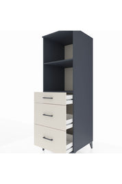 Kronos Dolap 2 Raflı 3 Çekmeceli 60x59x182 - S89M048V4C