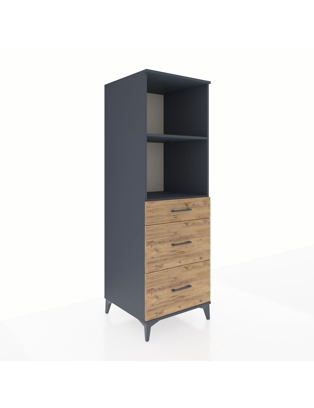 Kronos Dolap 2 Raflı 3 Çekmeceli 60x59x182 - S89M048V6C