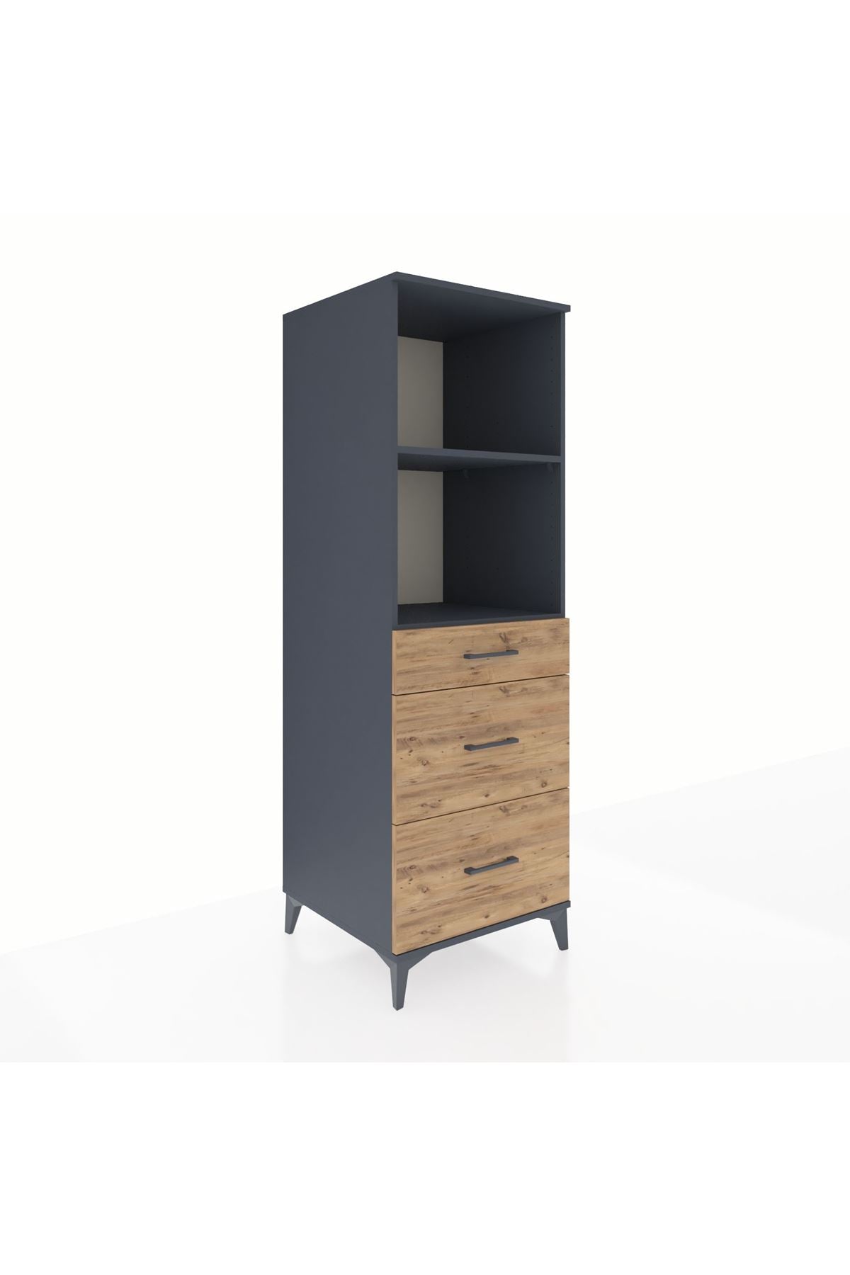 Kronos Dolap 2 Raflı 3 Çekmeceli 60x59x182 - S89M048V6C