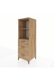 Kronos Dolap 2 Raflı 3 Çekmeceli 60x59x182 - S89M048V9C