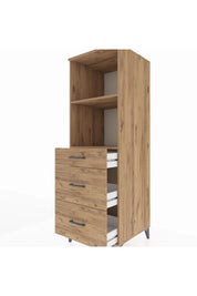 Kronos Dolap 2 Raflı 3 Çekmeceli 60x59x182 - S89M048V9C
