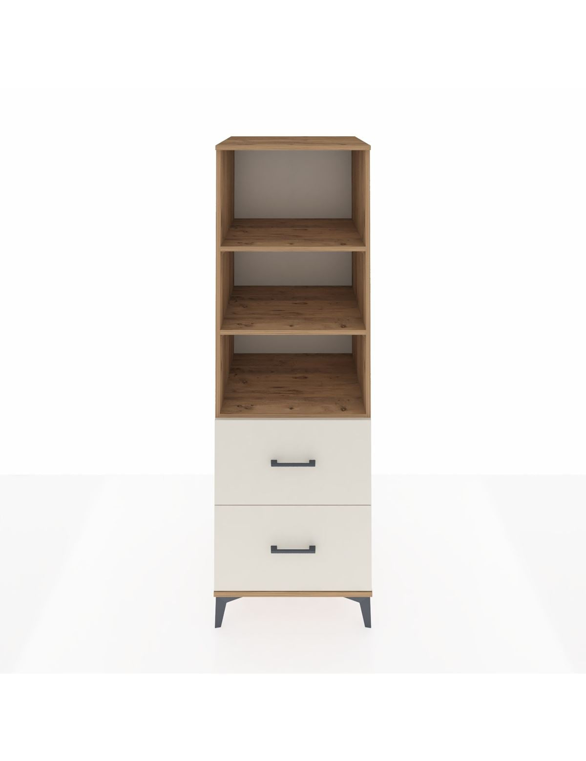 Kronos Dolap 3 Raflı 2 Çekmeceli 60x59x182 Çam-Aytaşı