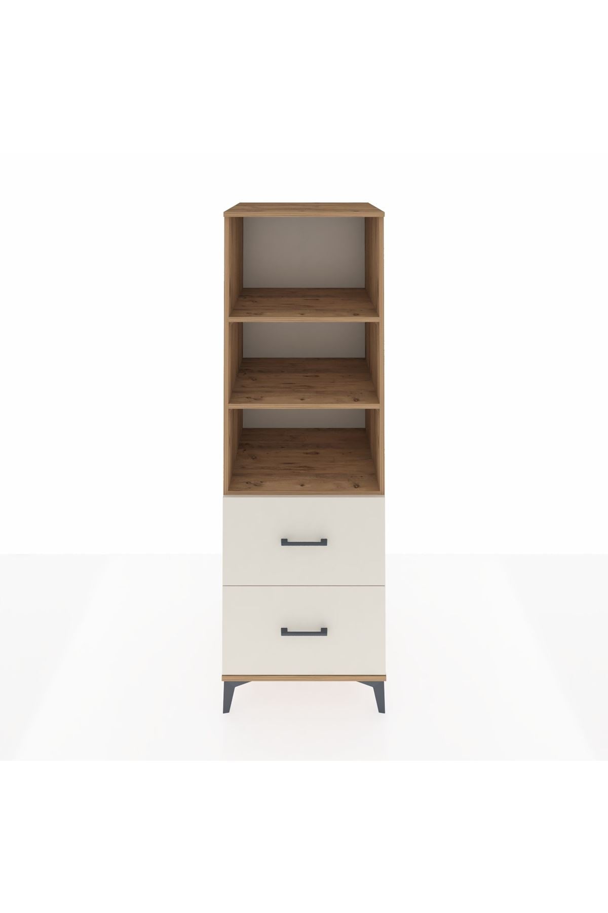 Kronos Dolap 3 Raflı 2 Çekmeceli 60x59x182 Çam-Aytaşı