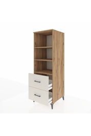 Kronos Dolap 3 Raflı 2 Çekmeceli 60x59x182 Çam-Aytaşı