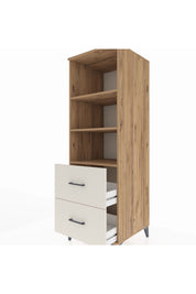 Kronos Dolap 3 Raflı 2 Çekmeceli 60x59x182 Çam-Aytaşı