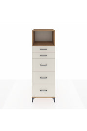 Kronos Dolap Tek Raflı 5 Çekmeceli 60x59x182 Çam-Aytaşı