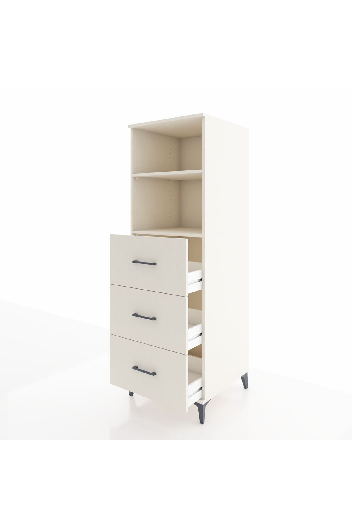 Kronos Dolap 2 Raflı 3 Çekmeceli 60x59x182 Aytaşı-Aytaşı