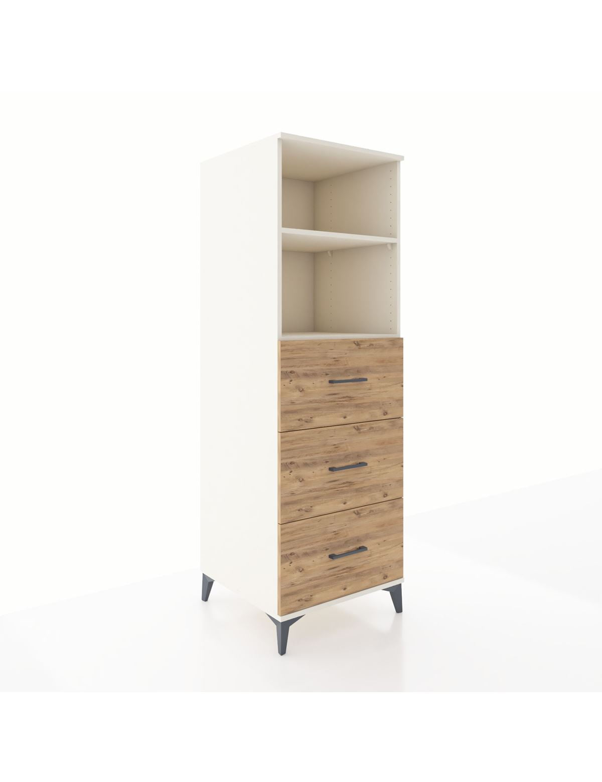 Kronos Dolap 2 Raflı 3 Çekmeceli 60x59x182 Aytaşı-Çam