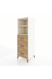 Kronos Dolap 2 Raflı 3 Çekmeceli 60x59x182 Aytaşı-Çam