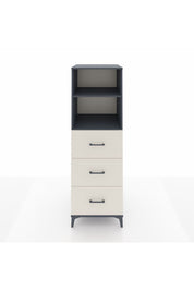 Kronos Dolap 2 Raflı 3 Çekmeceli 60x59x182 Antrasit-Aytaşı