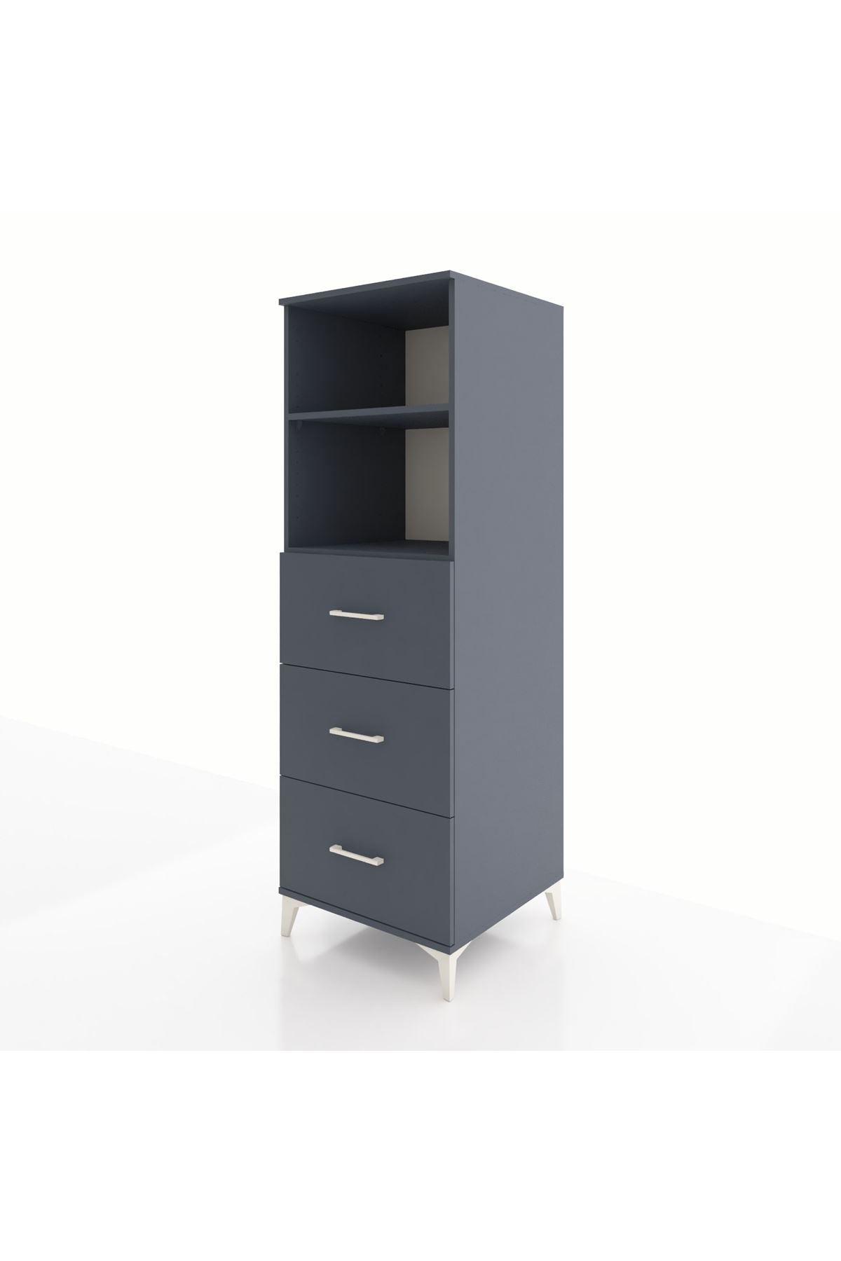 Kronos Dolap 2 Raflı 3 Çekmeceli 60x59x182 - S89M052V5C