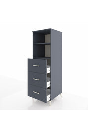 Kronos Dolap 2 Raflı 3 Çekmeceli 60x59x182 - S89M052V5C