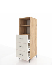 Kronos Dolap 2 Raflı 3 Çekmeceli 60x59x182 - S89M052V7C