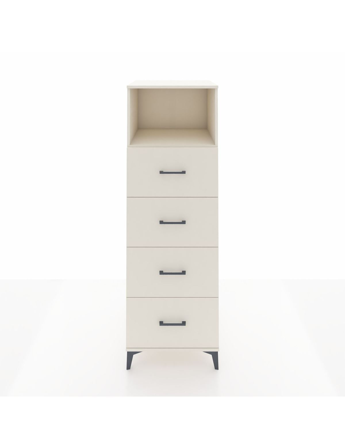 Kronos Dolap Tek Raflı 4 Çekmeceli 60x59x182 Aytaşı-Aytaşı