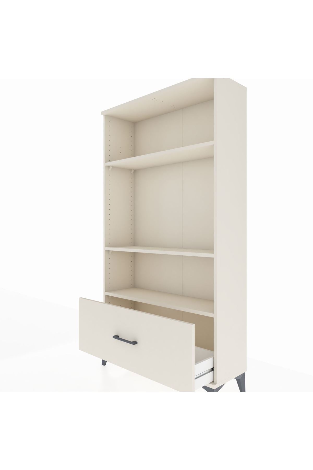 Arges Dolap 3 Raflı Tek Çekmeceli 88x30x163 Aytaşı-Aytaşı