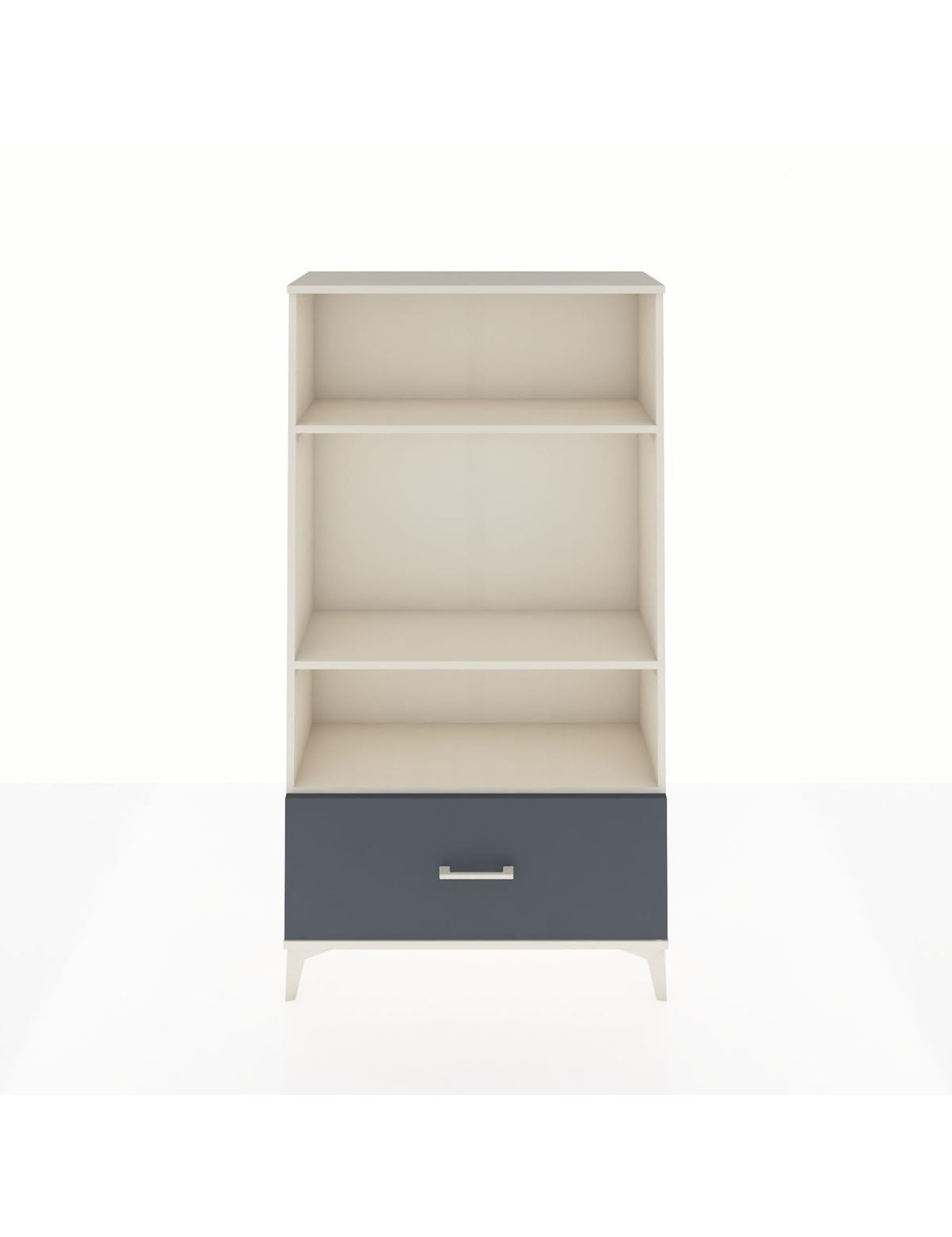 Arges Dolap 3 Raflı Tek Çekmeceli 88x30x163 Aytaşı-Antrasit