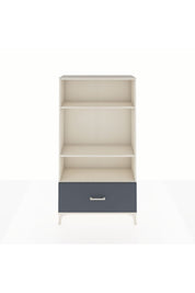 Arges Dolap 3 Raflı Tek Çekmeceli 88x30x163 Aytaşı-Antrasit