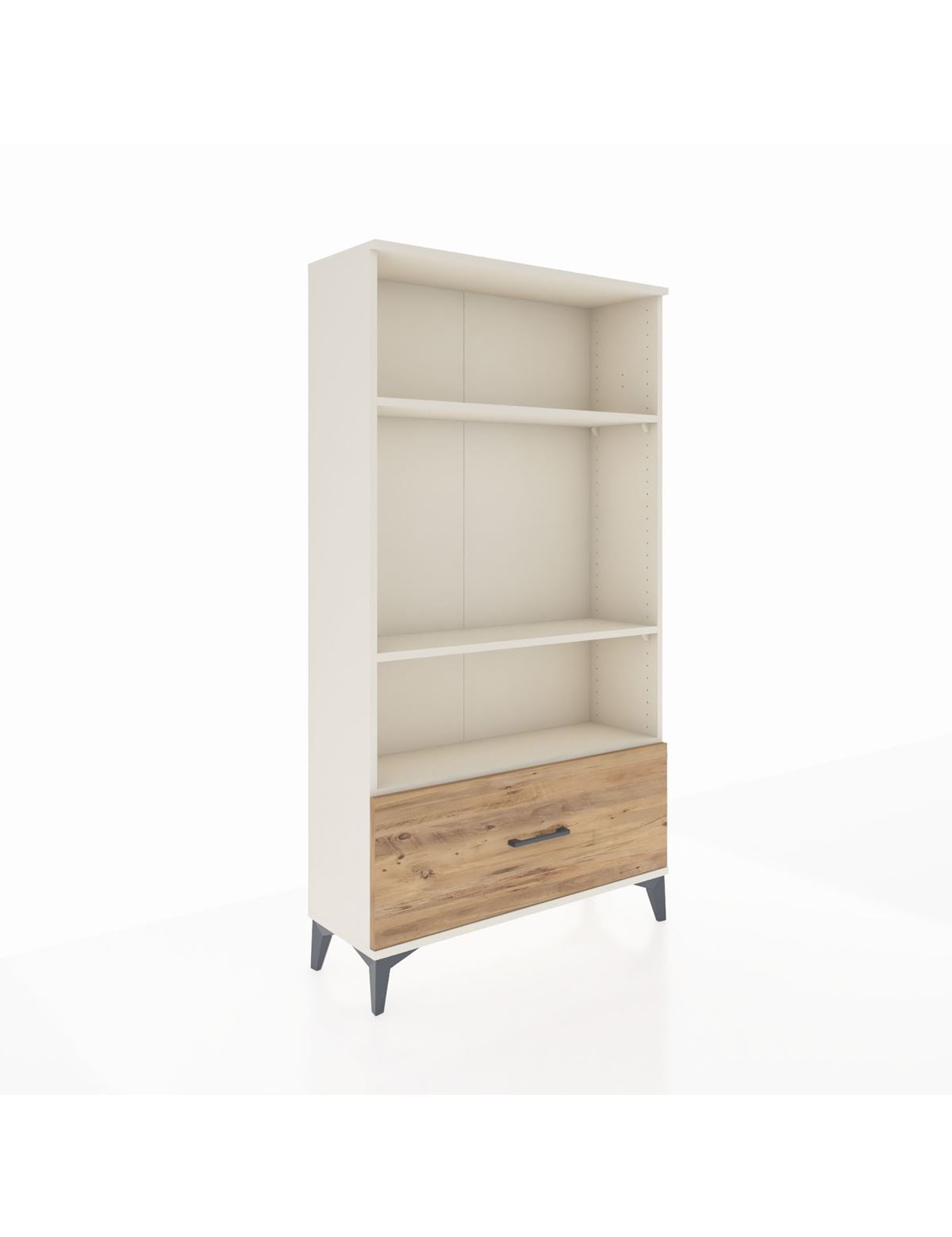 Arges Dolap 3 Raflı Tek Çekmeceli 88x30x163 Aytaşı-Çam