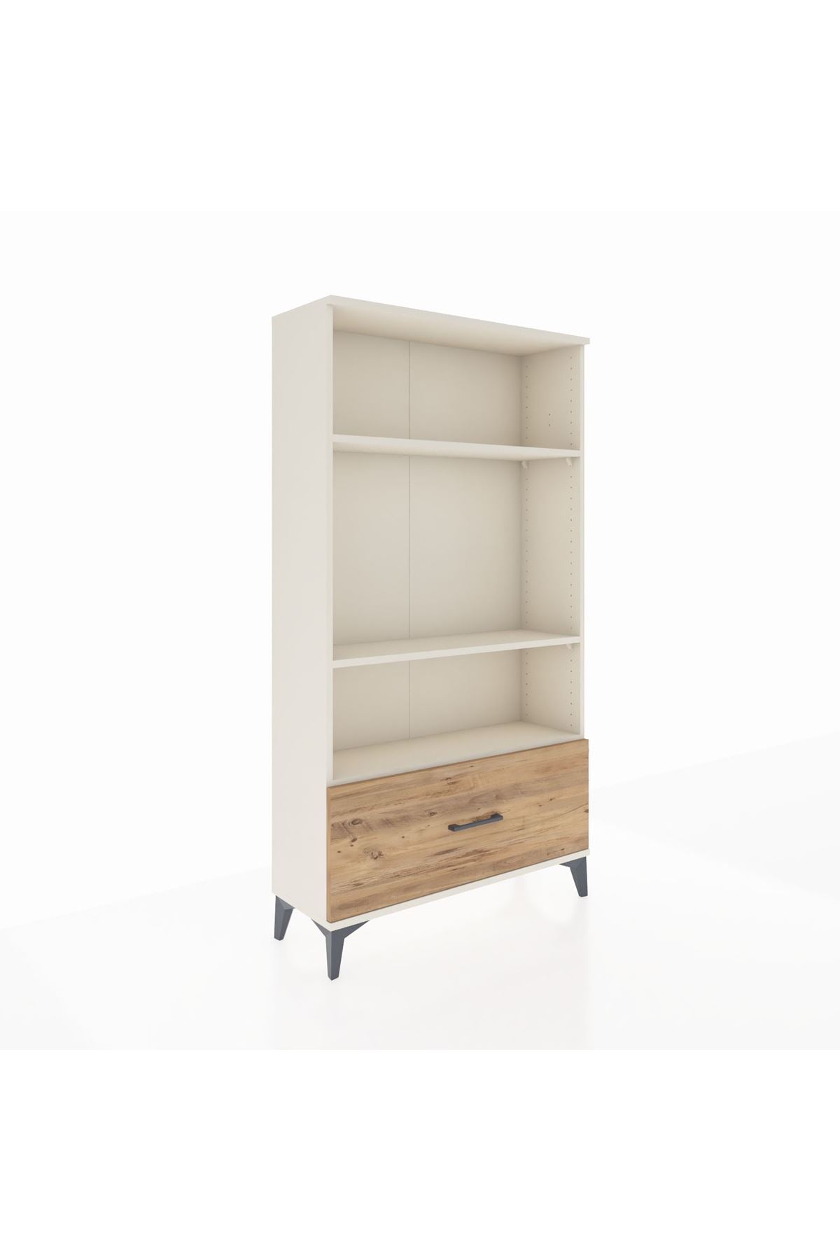 Arges Dolap 3 Raflı Tek Çekmeceli 88x30x163 Aytaşı-Çam