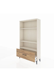 Arges Dolap 3 Raflı Tek Çekmeceli 88x30x163 Aytaşı-Çam