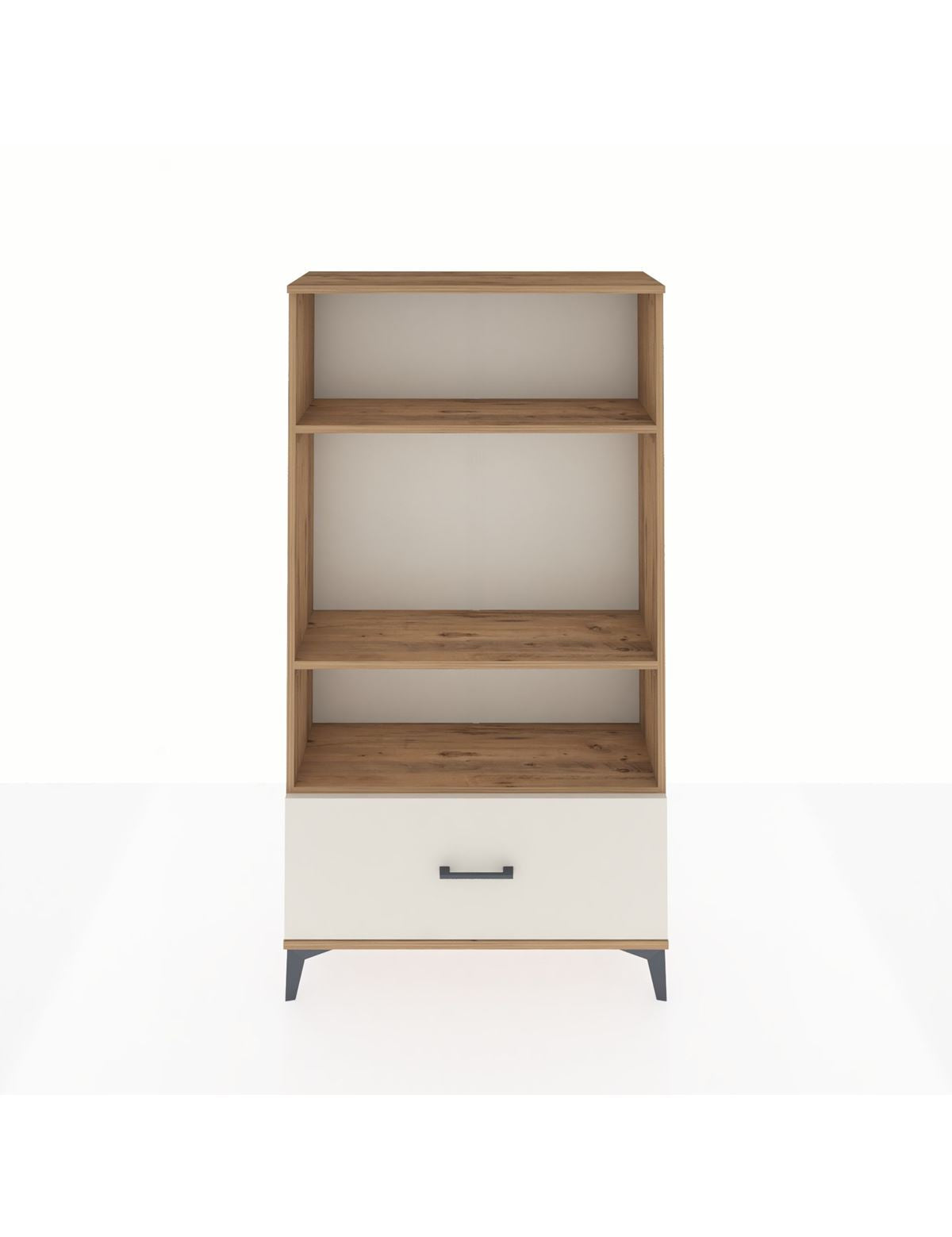 Arges Dolap 3 Raflı Tek Çekmeceli 88x30x163 Çam-Aytaşı