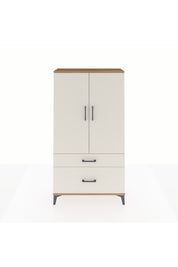 Arges Dolap 3 Raflı 2 Çekmeceli 2 Kapaklı 88x30x163 Çam-Aytaşı