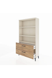 Arges Dolap 3 Raflı 2 Çekmeceli 88x30x163 Aytaşı-Çam