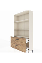 Arges Dolap 3 Raflı 2 Çekmeceli 88x30x163 Aytaşı-Çam