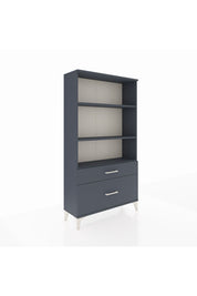 Arges Dolap 3 Raflı 2 Çekmeceli 88x30x163 Antrasit-Antrasit