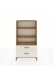 Arges Dolap 3 Raflı 2 Çekmeceli 88x30x163 Çam-Aytaşı