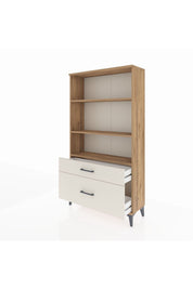 Arges Dolap 3 Raflı 2 Çekmeceli 88x30x163 Çam-Aytaşı